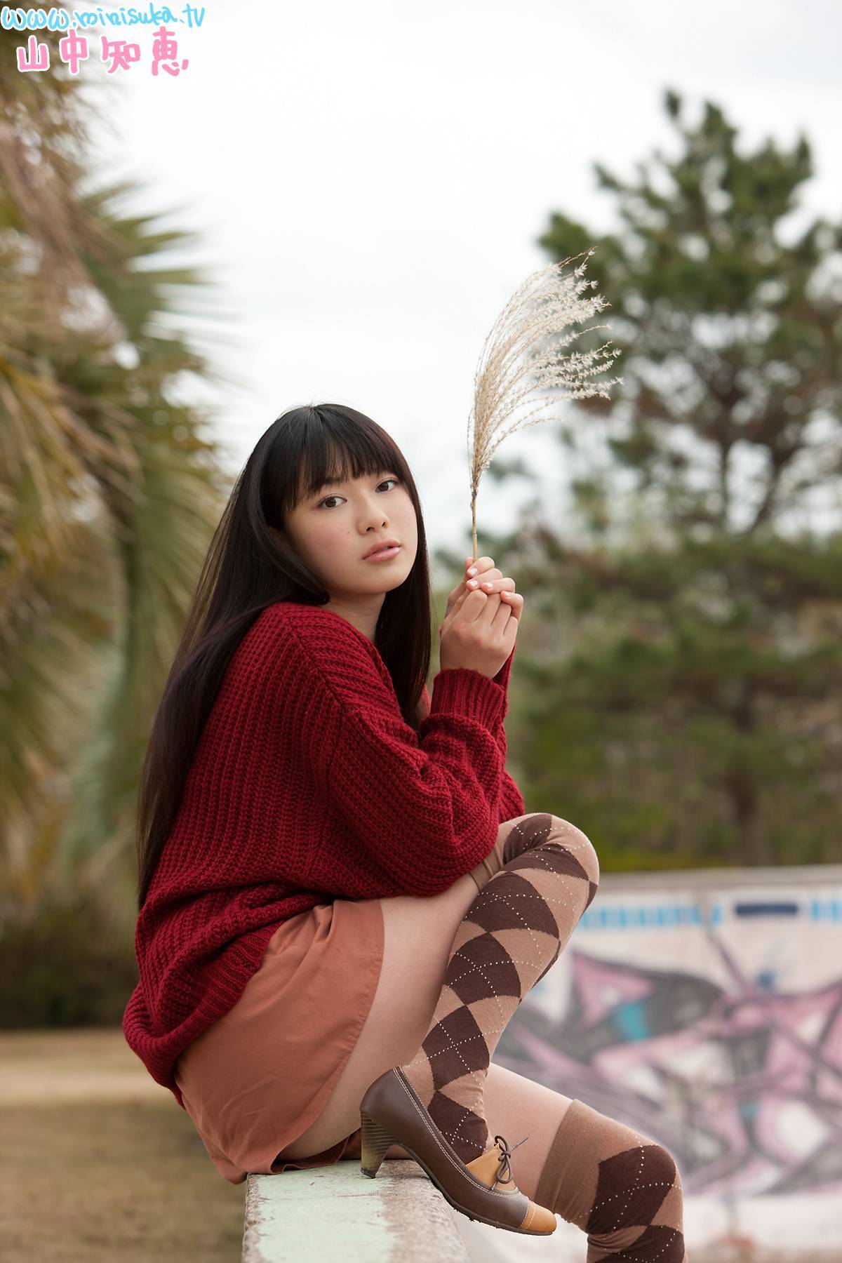 山中知恵 Tomoe Yamanaka [Minisuka.tv]现役女子高生